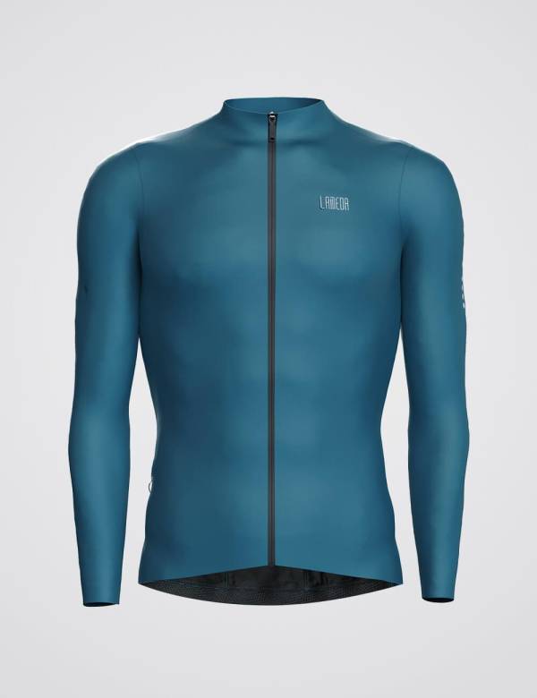 Maillot vélo manches longues Transcend Lameda bleu