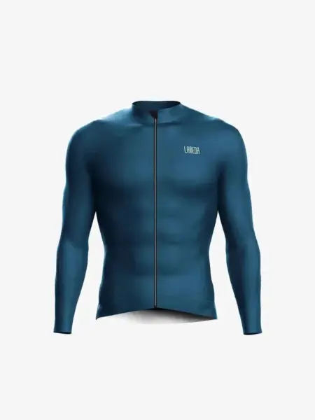 maillot vélo hiver vue de face