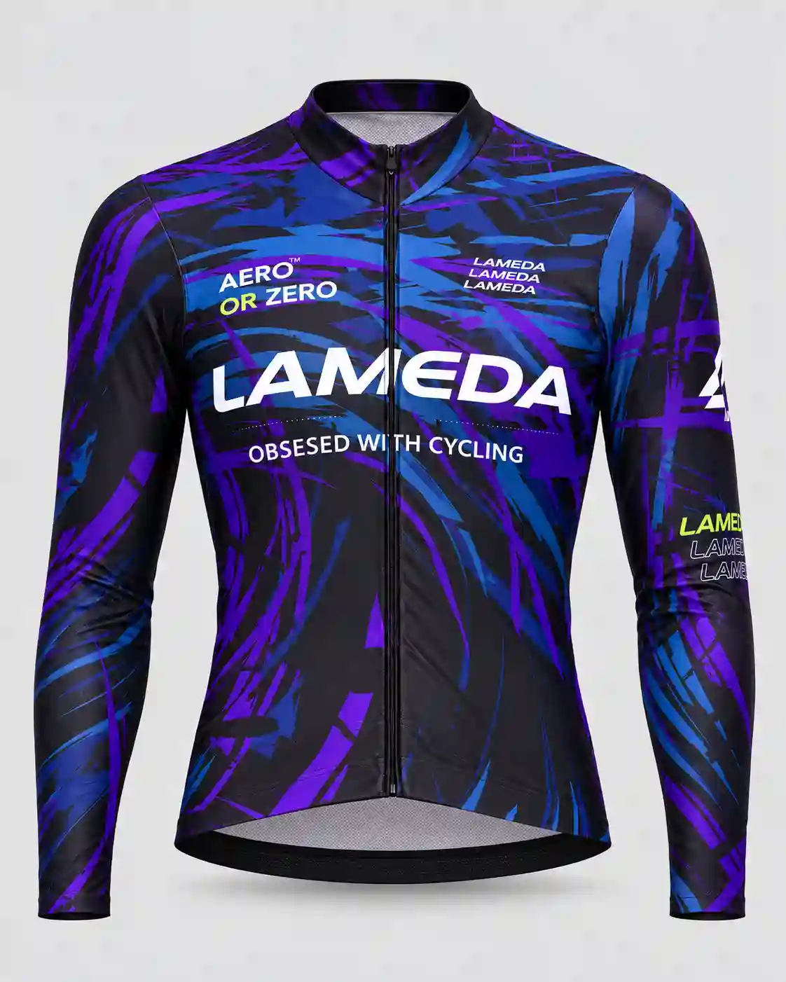 Maillot velo thermique vue de face